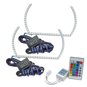 GMC Yukon Headlight Halo Kit - ORACLE Lighting - ColorSHIFT w/ Simple Controller - `00-`06